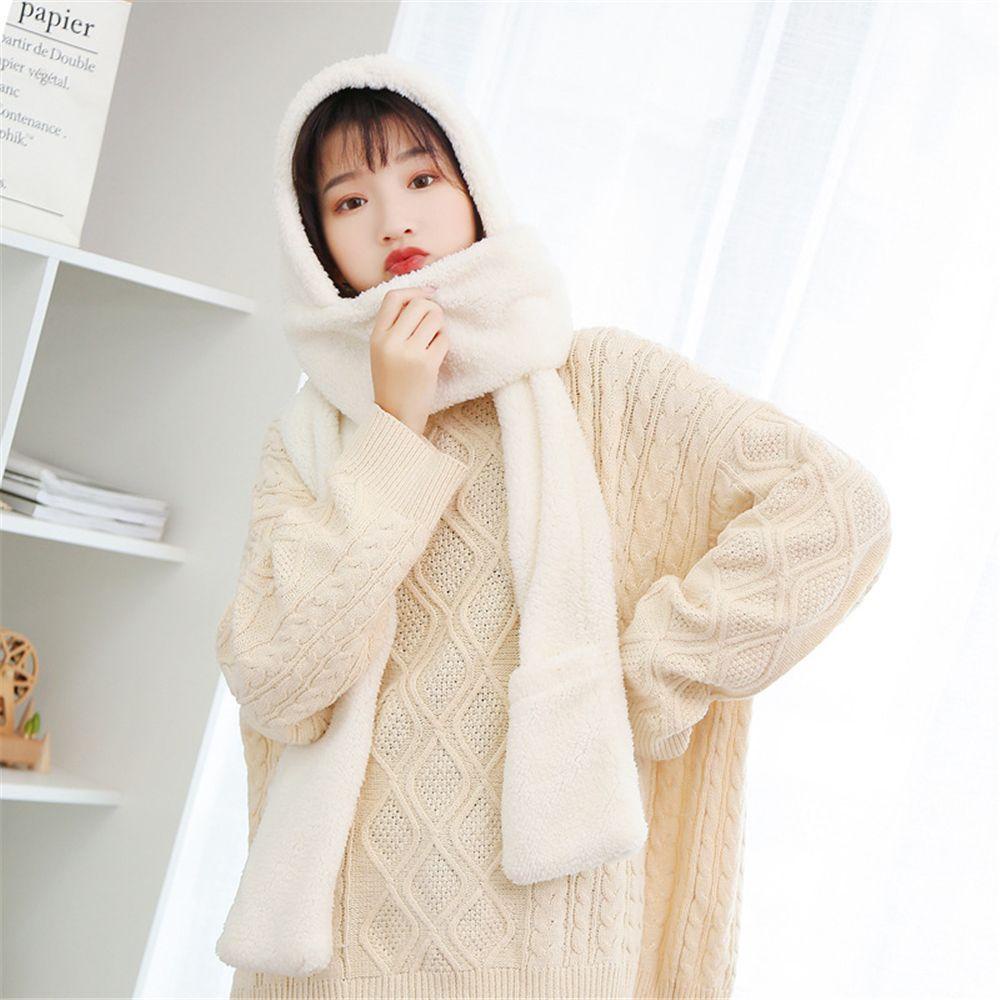 Mũ Beanie Giả Lông Thú Màu Sắc Nhã Nhặn Dành Cho Nữ
