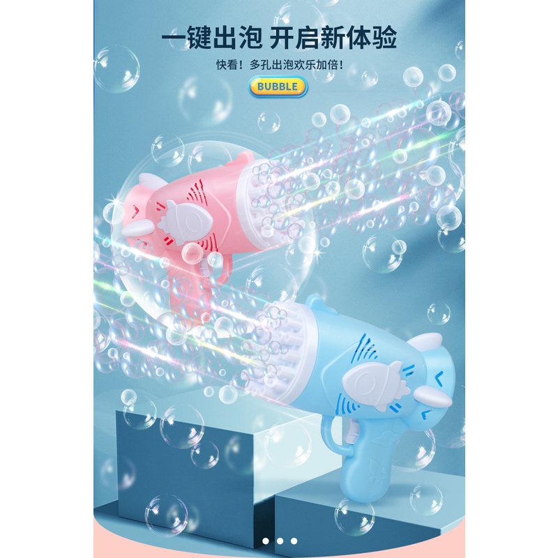 Súng Bắn Bong Bóng 32 Lỗ Đồ Chơi Cho Trẻ
