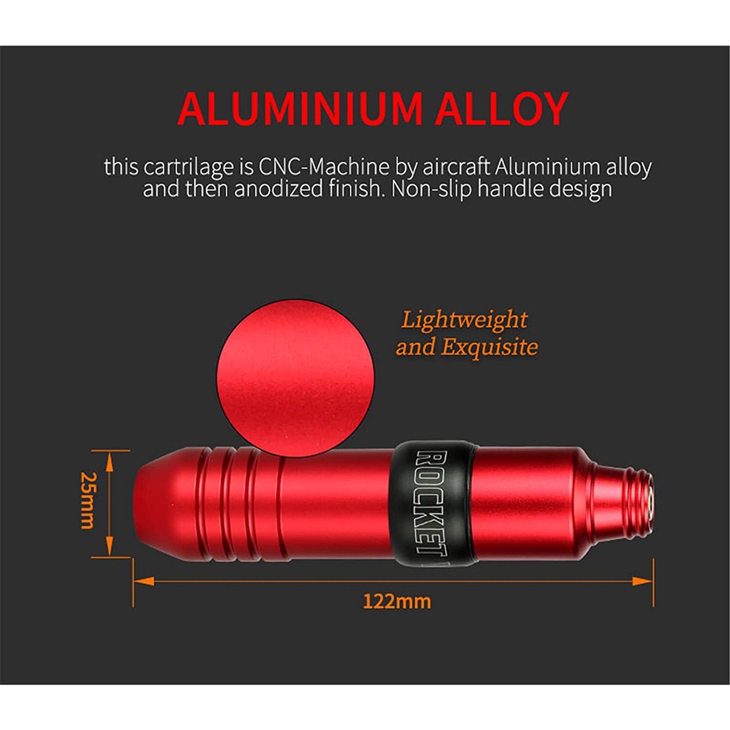 Hàng Mới Về 2022 Máy Xăm Rocket V3 Bút Xoay Với Động Cơ Nhật Bản Mạnh Mẽ Yên Tĩnh Cho Ống Lót Và Đổ Bóng