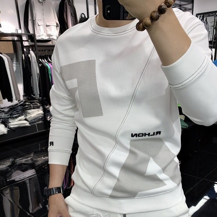 Áo Thun Nam Dài Tay Unisex. Áo thu đông trơn tay dài cổ tròn basic vải Poly 2Da N04 | BigBuy360 - bigbuy360.vn