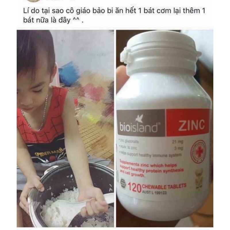 Kẽm Zinc dành cho bé - ALISA