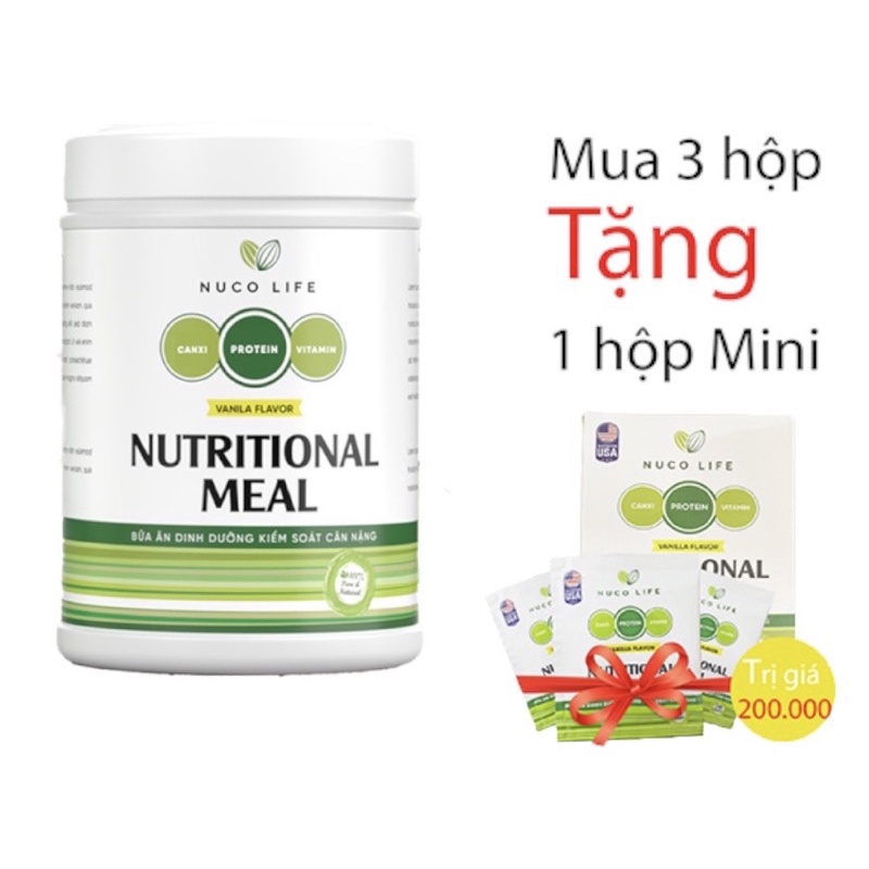 BỮA ĂN DINH DƯỠNG KIỂM SOÁT CÂN NẶNG NUTRITIONAL MEAL  tại Nguyễn Gia group