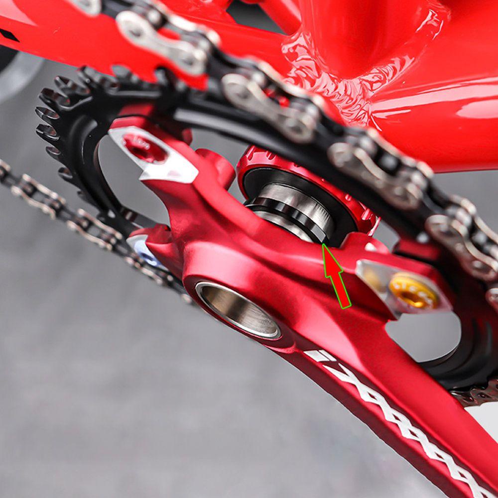 Bộ 6 Cái Vòng Đệm Trục Khuỷu Bằng Thép Không Gỉ Cho Xe Đạp