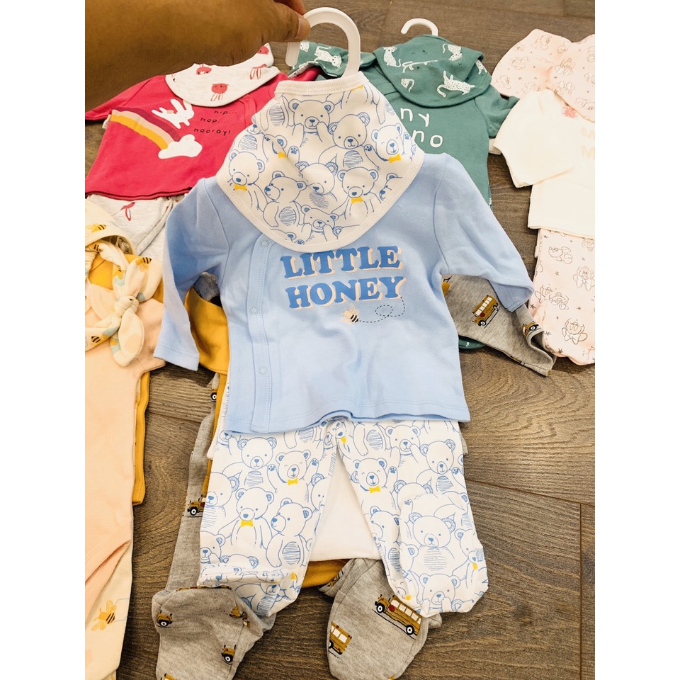Set bộ sơ sinh 5 chi tiết PL cho bé