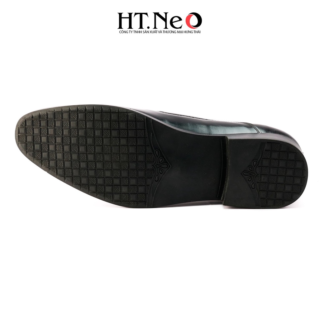 Giày tây lười HT.NEO thiết kế trẻ trung lịch lãm, da bóng, đường viền dập nổi GT156