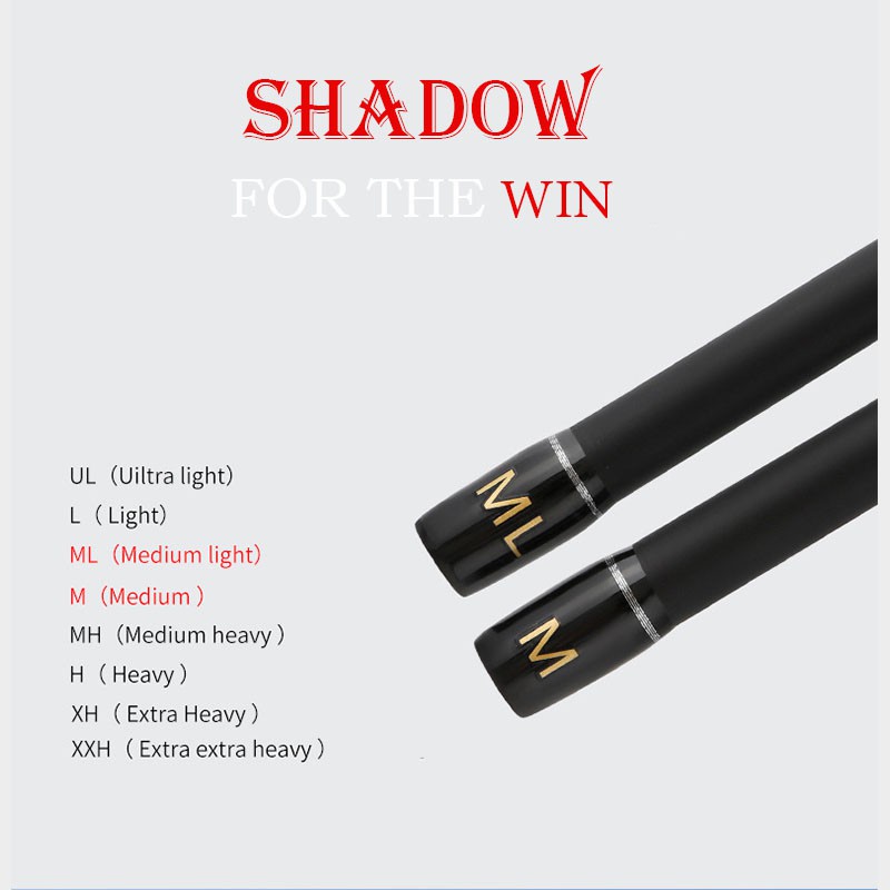 Cần câu lure đứng/ngang Shadow for the win