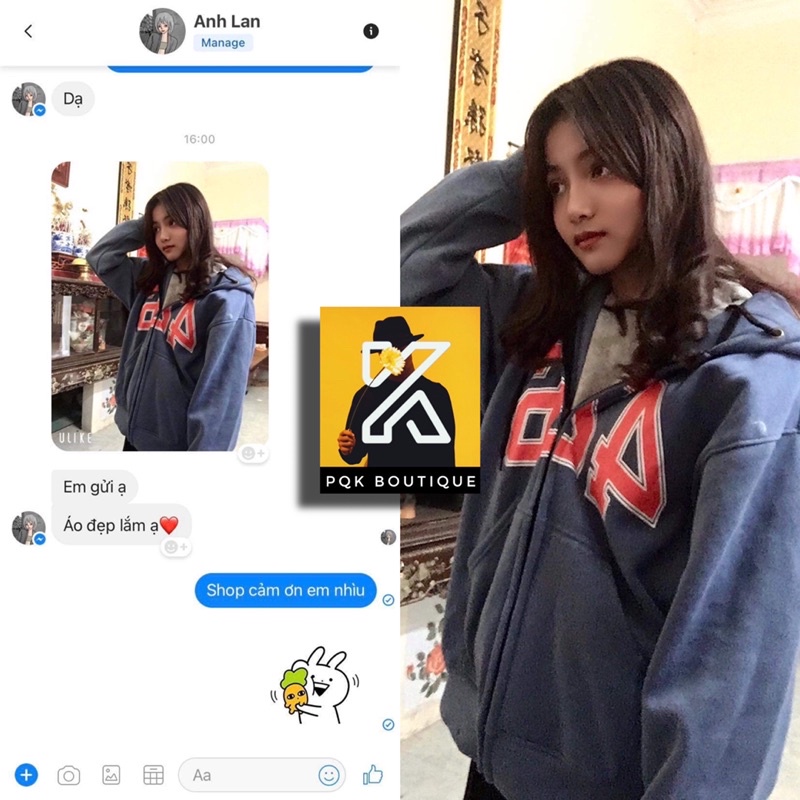 [sẵn] Áo Khoác Nỉ Zip Kéo Dáng To 426 [ nam nữ ] | BigBuy360 - bigbuy360.vn