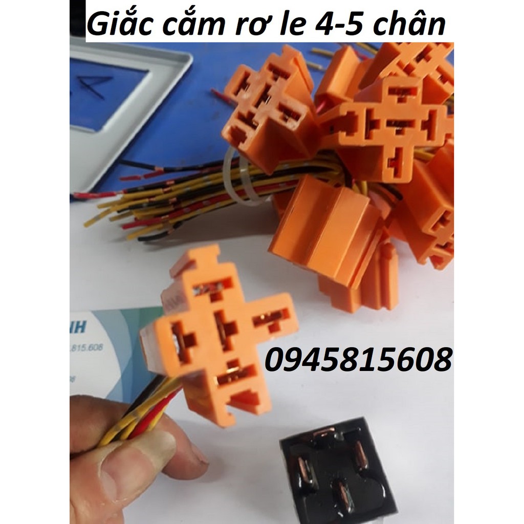 Chân giắc cắm rơ le 4 chân, 5 chân cao cấp...