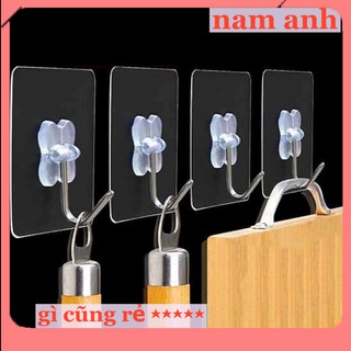 Combo 20 Móc dán tường trong suốt siêu dính,chịu lực lên tới 10kg