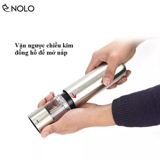 Cối xay tiêu inox Pepper muller (xài pin AA)