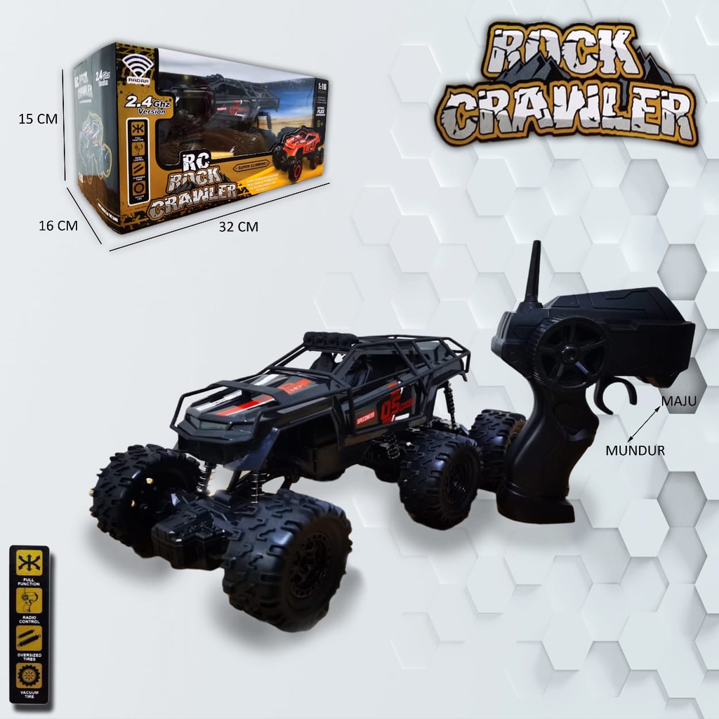 Khuyến Mãi Xe Địa Hình Đồ Chơi Rock Crawler 1: 16 Rdr-1043