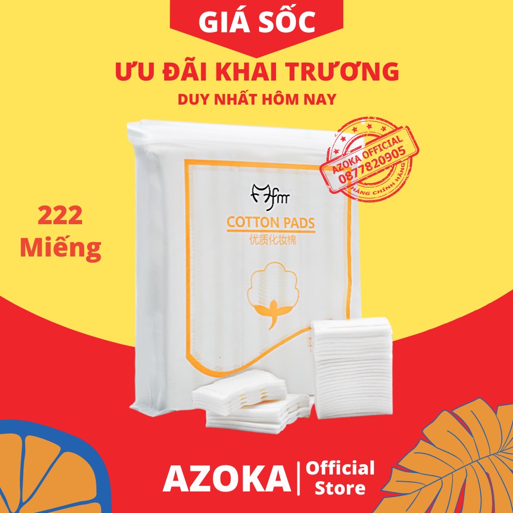 Bông Tẩy Trang Cotton Pads 3 Lớp Túi 222 Miếng – Hàng Nội Địa Trung