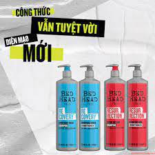 [TIGI BED HEAD] Cặp Dầu Gội - Xả TIGI Bed Head Phục Hồi Tóc Hư Tổn Chính Hãng 970Ml * 2