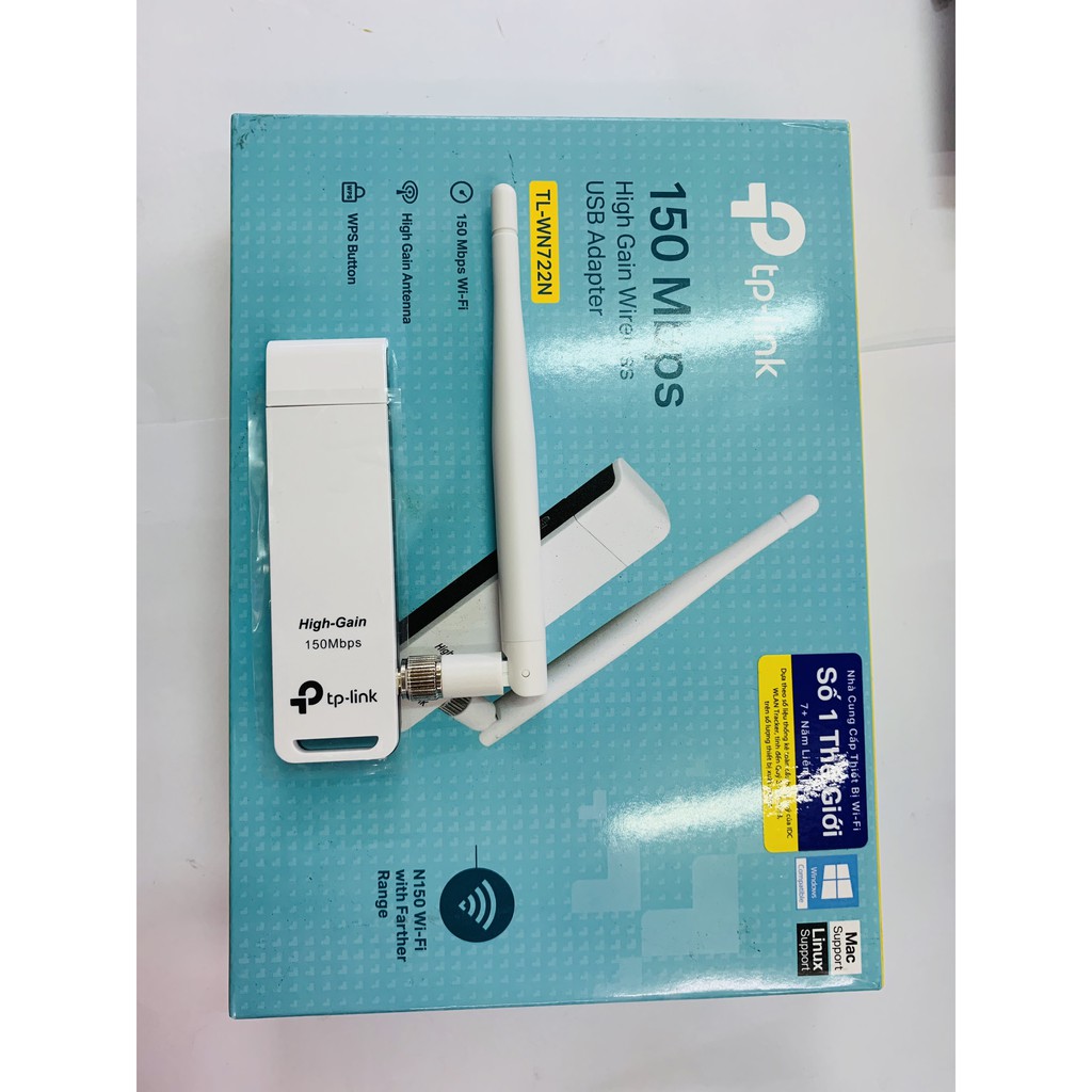 Bộ chuyển đổi USB Wi-Fi 150Mbps TP link-WN722N