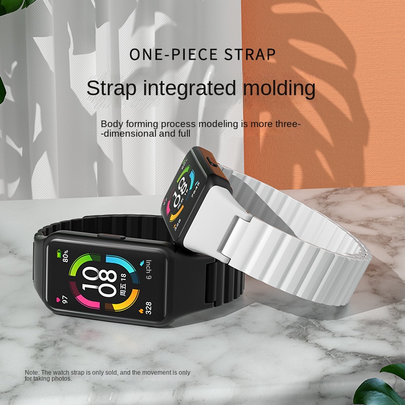 Dây Đeo Nam Châm Thay Thế Cho Đồng Hồ Thông Minh Huawei Band 7 / 6 HonorBand 6