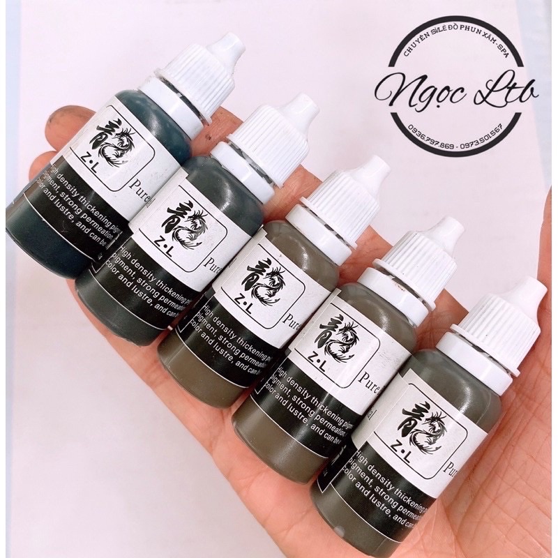 Mực tập Gubei dùng trên da giả