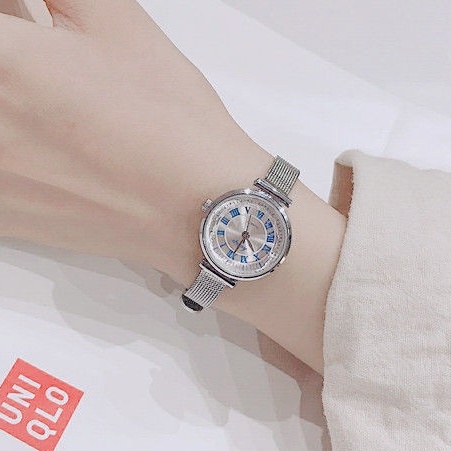 Đồng Hồ Đeo Tay Họa Tiết Hoa Anh Đào Xinh Xắn Đơn Giản Theo Phong Cách Trung Hoa