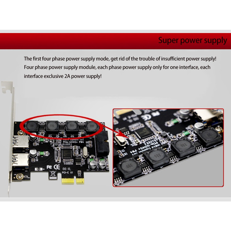 Bộ Chuyển Đổi Pcie Sang 1x 19pin Usb 3.0 Sang 2 Cổng Usb 3.0 Cho Windows Server, Xp, Vista 7 8.110 | BigBuy360 - bigbuy360.vn
