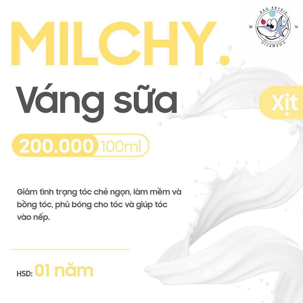 XỊT DƯỠNG SỮA MILCHY 🎁 Tặng 1 mask giấy