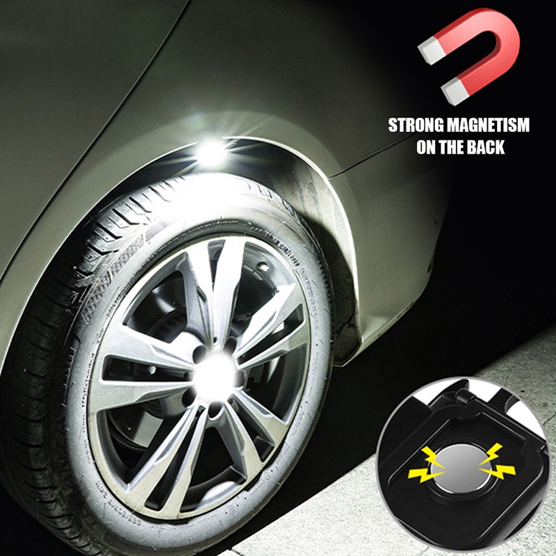 Đèn led mini COB 800 Lumens - Đèn pin siêu sáng có móc khóa đa năng chống nước, sạc usb tiện dụng