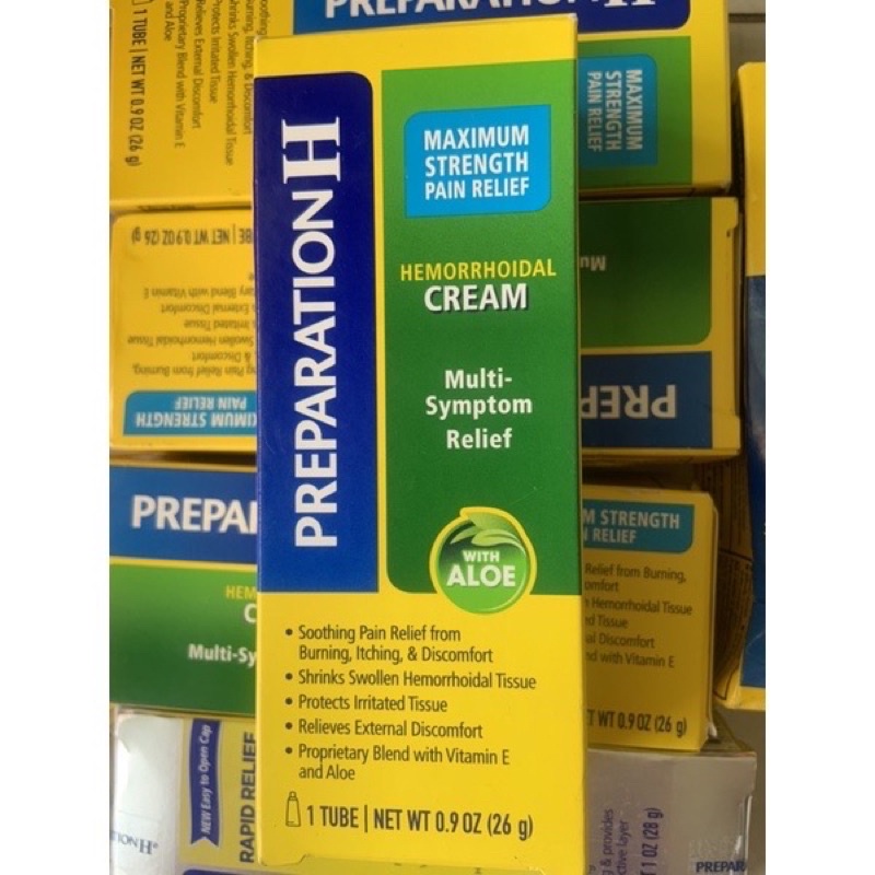 Kem Bôi Trĩ Preparation H Hemorrhoidal Của Mỹ 26g
