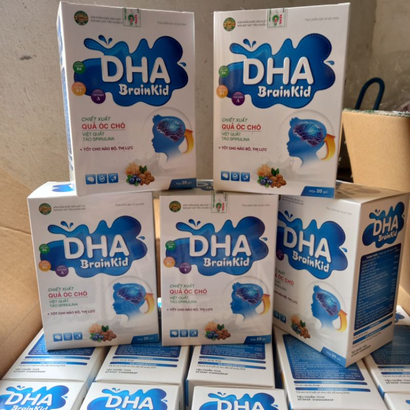 CỐM BỔ NÃO Giúp bé tăng cường trí nhớ, cải thiện thị lực, tập trung học tập - Hộp 20 gói