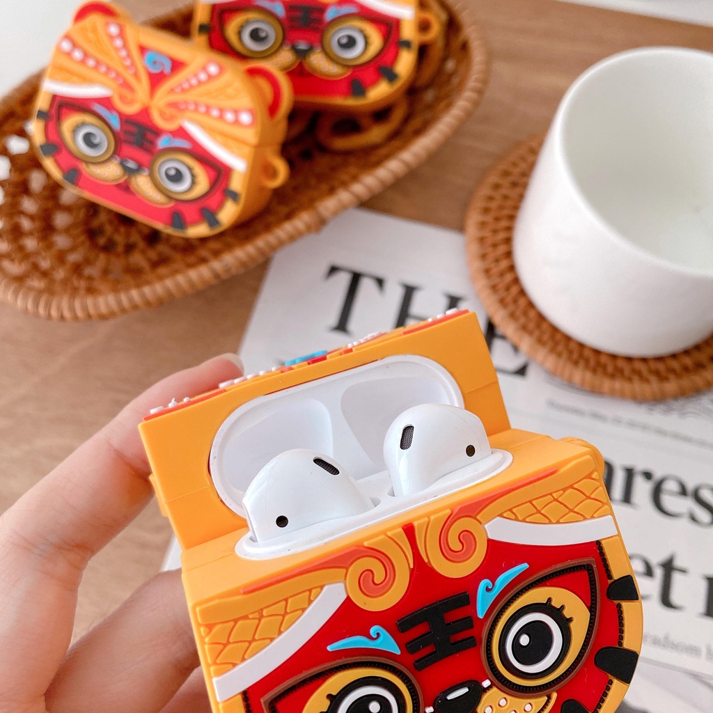 Cute Lucky Tiger Silicone Headphone Case compatible AirPods3 case for compatible AirPods(3rd ) Silicone Headphone Case 2021 New compatible AirPods3 Headphone Case for compatible AirPodsPro case compatible AirPods2gen case