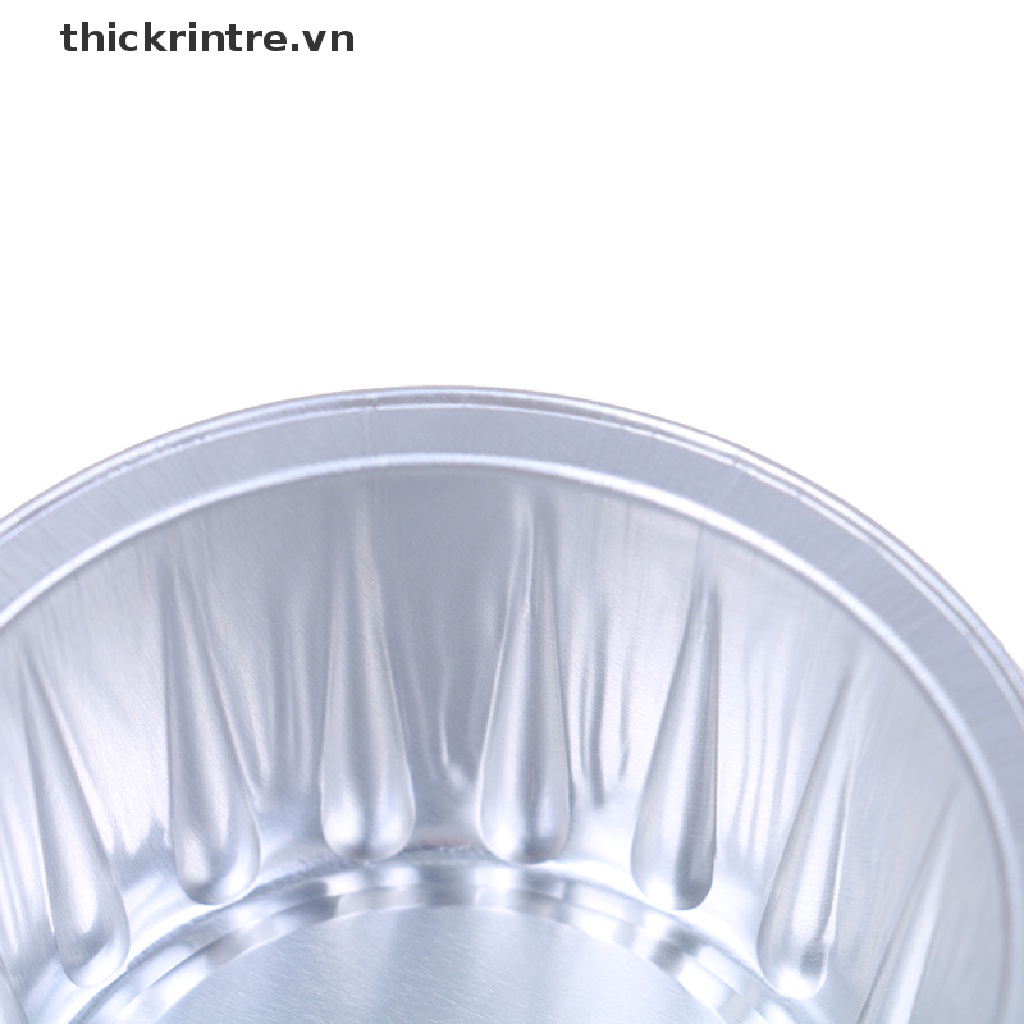 Set 4 / 10 Bát Giấy Nhôm Trái Tim Đựng Sáp Tẩy Lông Tiện Dụng