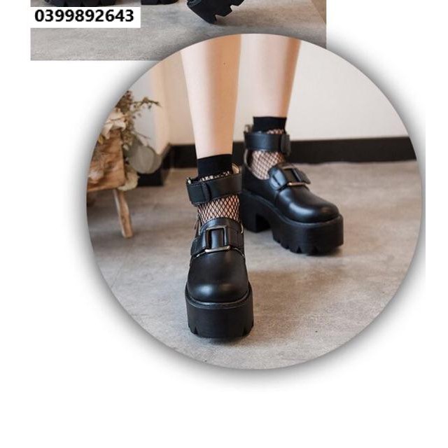 [Hàng ORDER] Giầy Boot Ulzzang Thời Trang Cao Cổ Nữ Cao 7 Phân Mang Phong Cách