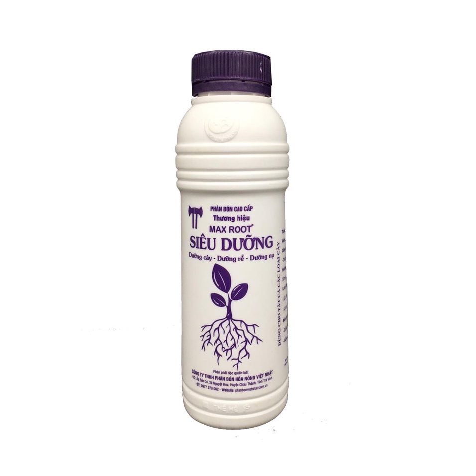 Phân Bón Kích Thích Tăng Trưởng Cây Trồng Max Root Chai 0,5 Lít - Kích Rễ, Bung Đọt