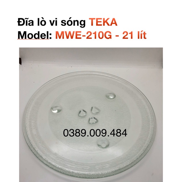 Đĩa lò vi sóng Teka + tấm chắn sóng chính hãng MWE-210G