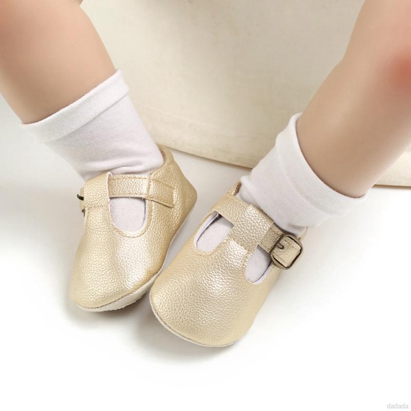 WALKERS Giày Da Pu Đế Mềm Chống Trượt Cho Bé Từ 0-18 Tháng Tuổi