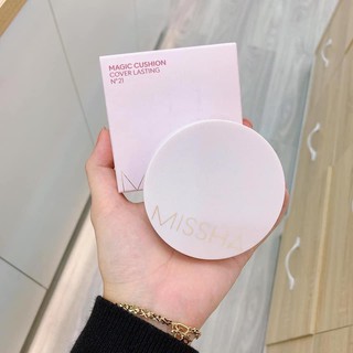 Phấn Nước Missha Magic Cushion Cover Lasting 15g - Hộp Hồng