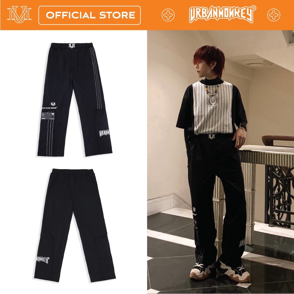 Quần Dài URBAN MONKEY HOMME Đen Kiểu Dáng Độc Đáo