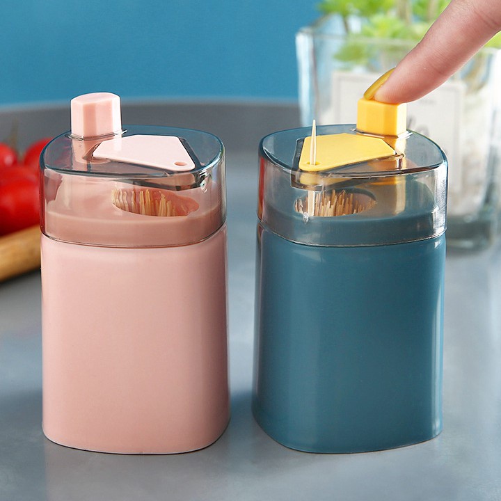 Hộp đựng tăm nút bấm tự động