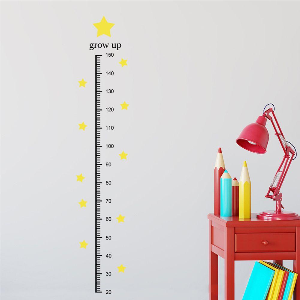 Miếng Dán Tường Đo Chiều Cao Cho Bé Hình Thước Đo Chiều Cao Dễ Thương