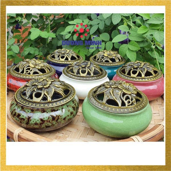 Thác khói trầm hương, lư đốt trầm, lư xông trầm