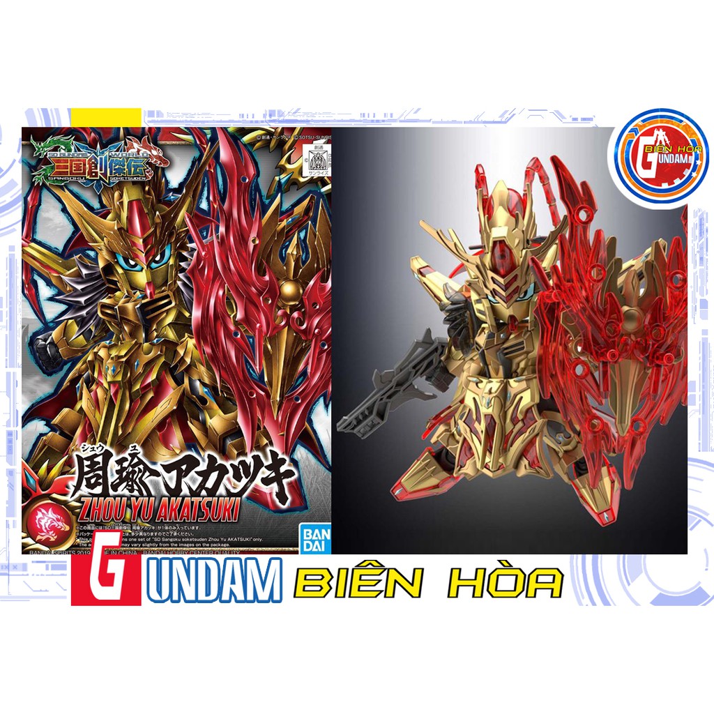Mô hình lắp ráp gundam SD SS ZHOU YU AKATSUKI