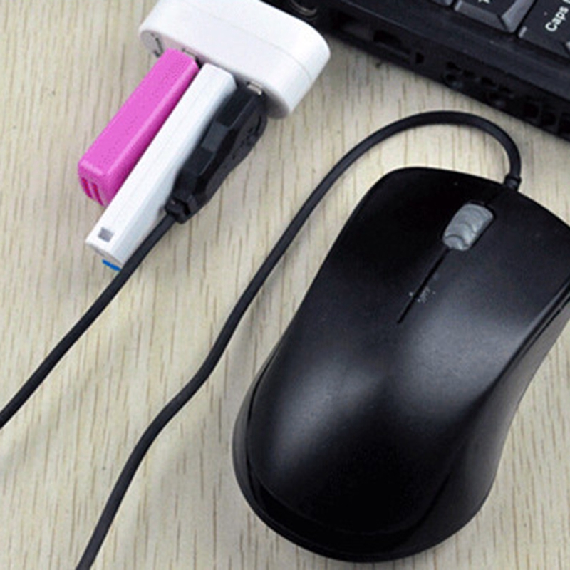 Bộ chia 3 cổng USB 2.0 mini tiện dụng