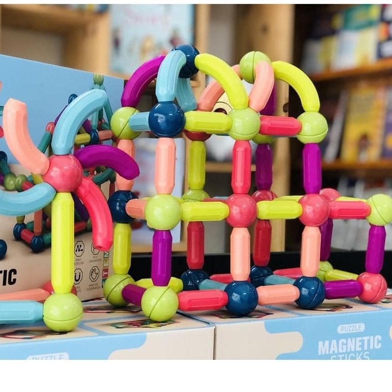 (HOT) Bộ ĐỒ CHƠI NAM CHÂM SÁNG TẠO HÚT VĨNH CỬU 64 CHI TIẾT