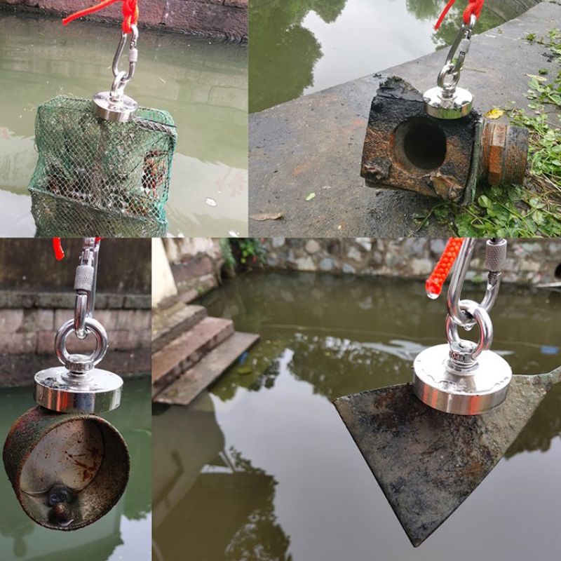 Nam châm hút mạnh ❤️𝐅𝐑𝐄𝐄 𝐒𝐇𝐈𝐏❤️ Nam châm có móc - Nam châm cứu hộ