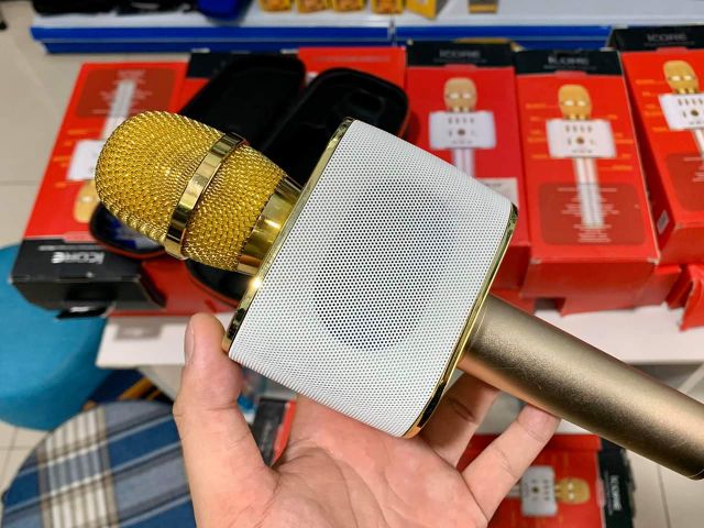 Micro Karaoke di động kèm loa iCore IC-M9