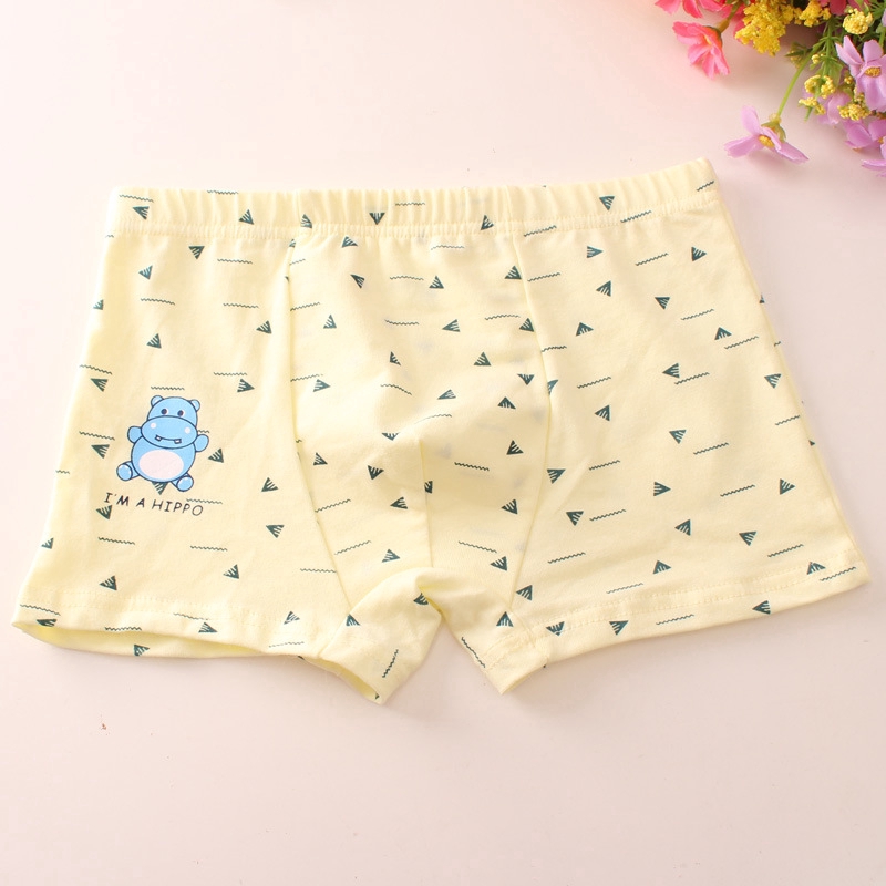 Bộ 3 quần lót boxer in họa tiết hoạt hình dễ thương cho bé