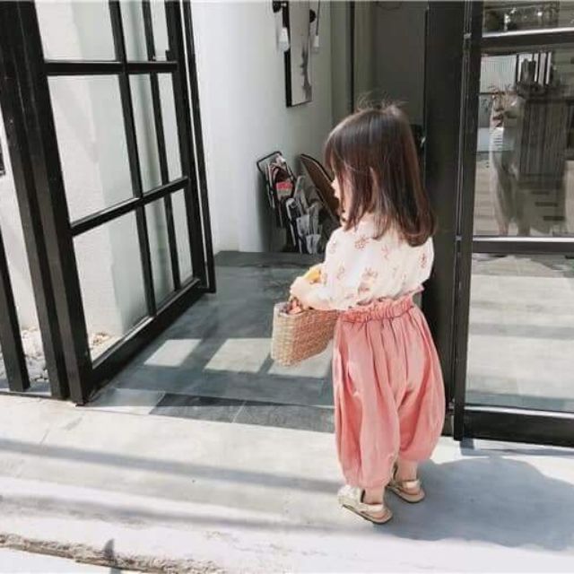 Quần alibaba bé gái