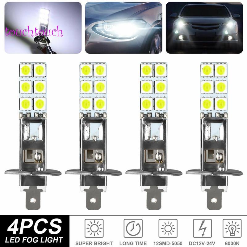 Bộ 4 bóng đèn pha LED H1 6000K 80W