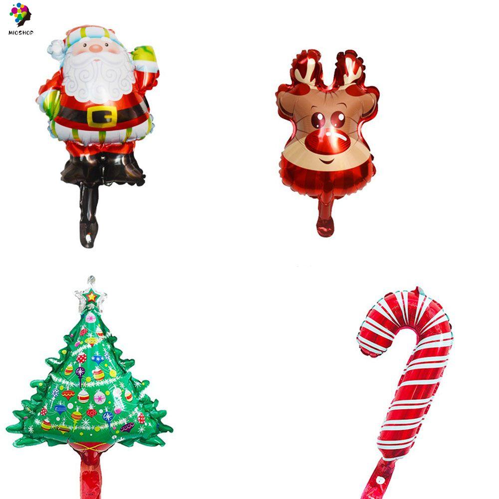 Bong Bóng Nhôm Họa Tiết Giáng Sinh / Ông Già Noel / Tuần Lộc / Cây Thông Giáng Sinh Mới