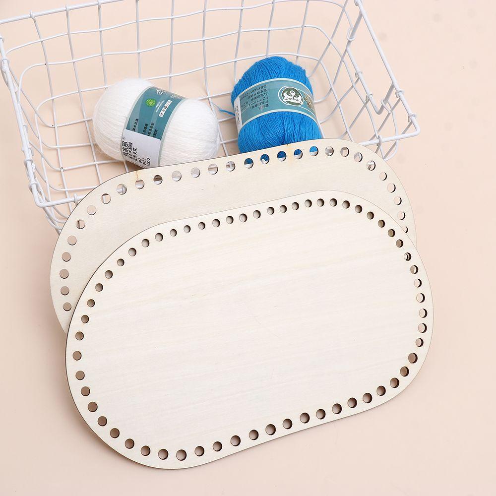 Set 2 Khuôn Gỗ Tự Nhiên Hình Tròn Làm Túi Xách Tiện Dụng