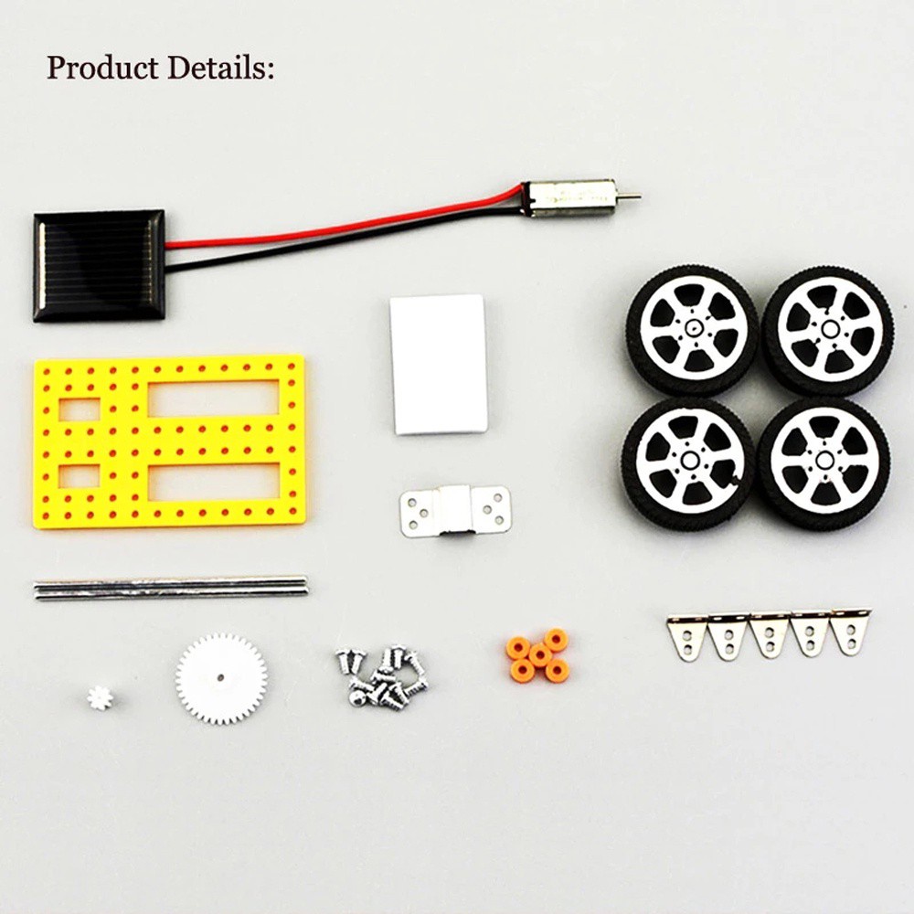 Bộ Đồ Chơi Tự Lắp Ráp Xe Hơi Rô Bốt Chạy Bằng Năng Lượng Mặt Trời Dành Cho Trẻ Em