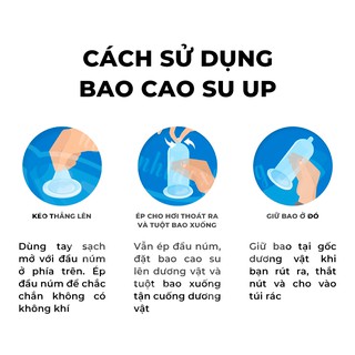 [GÓI LẺ] Bao cao su UP 4 in love