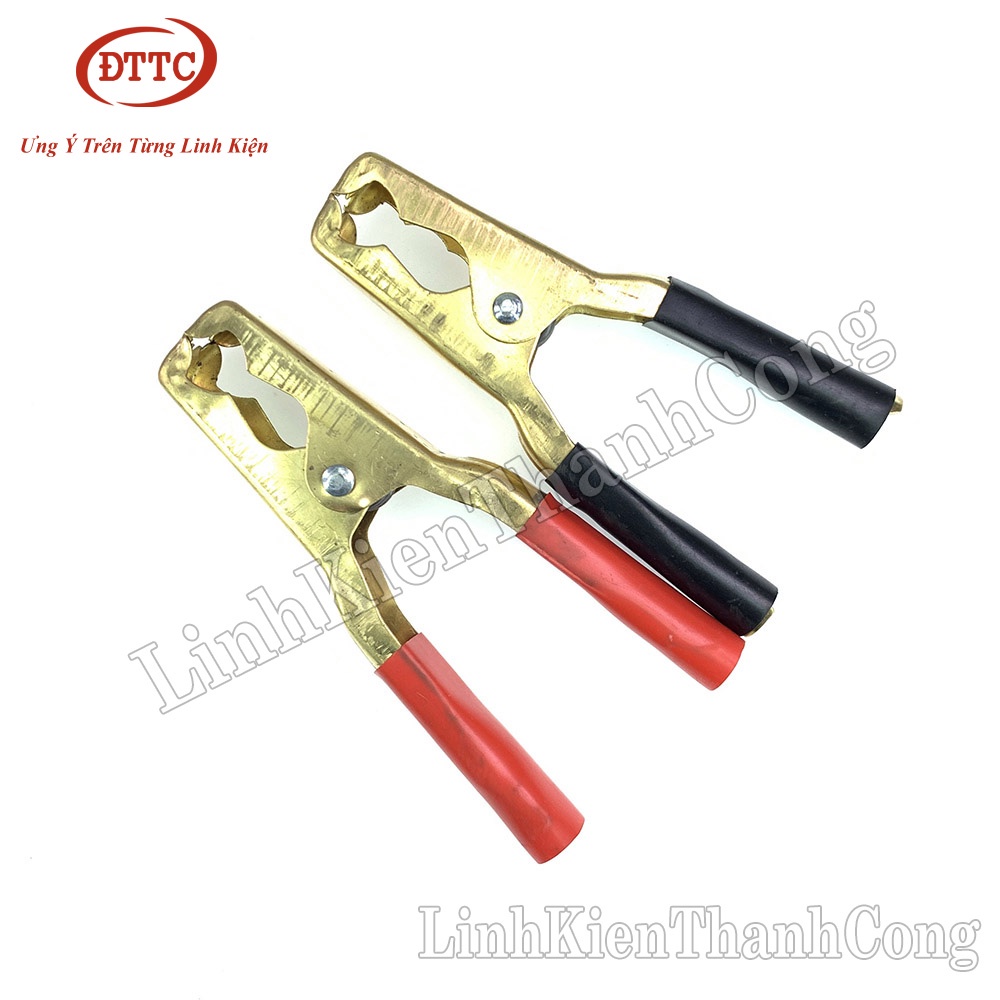 Kẹp Acquy 200A Đồng Nguyên Chất 13cm